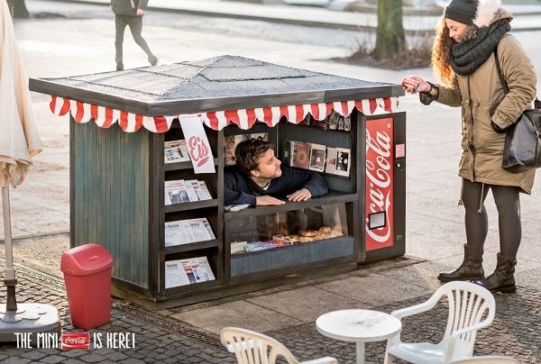 coca-cola mini kiosk